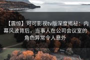 【震惊】可可影视tv版深度揭秘：内幕风波背后，当事人在公司会议室的角色异常令人意外